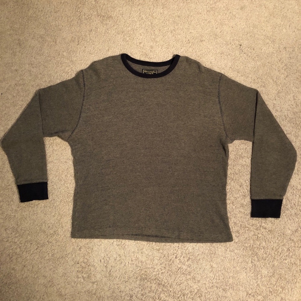 Men’s Abercrombie and Fitch sweater gray large